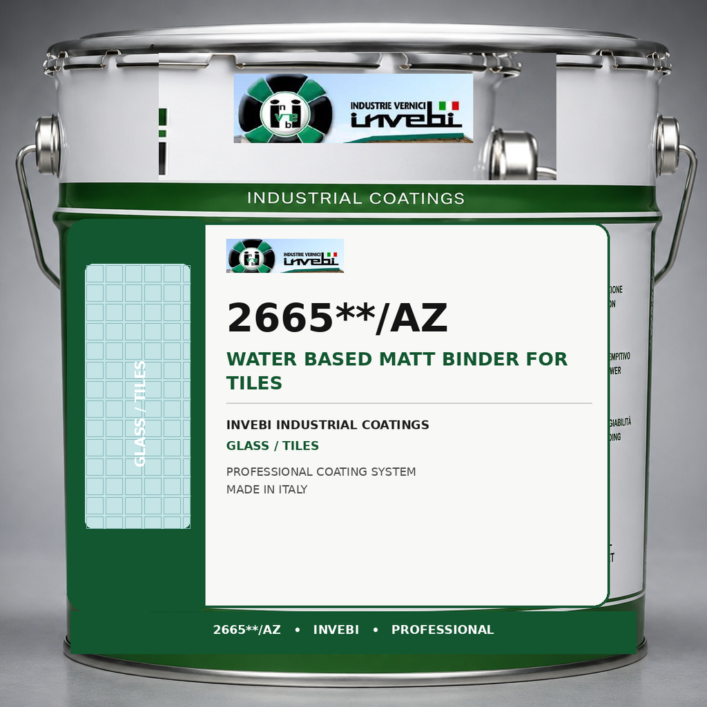INVEBI 2665**/AZ WATER BASED MATT BINDER FOR TILES