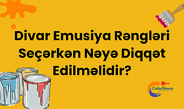 Divar Emusiya Rəngləri Seçərkə...